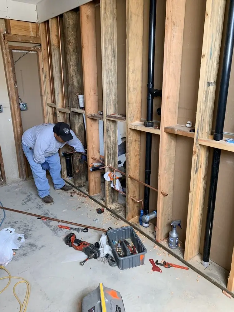 Commercial rough-in plumbing for Water Heater Replacement in Montreat